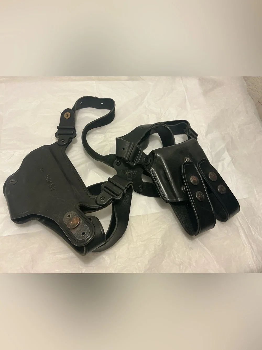 Vintage Galco SCL24 Shoulder Holster Black Leather Phoenix Arizona